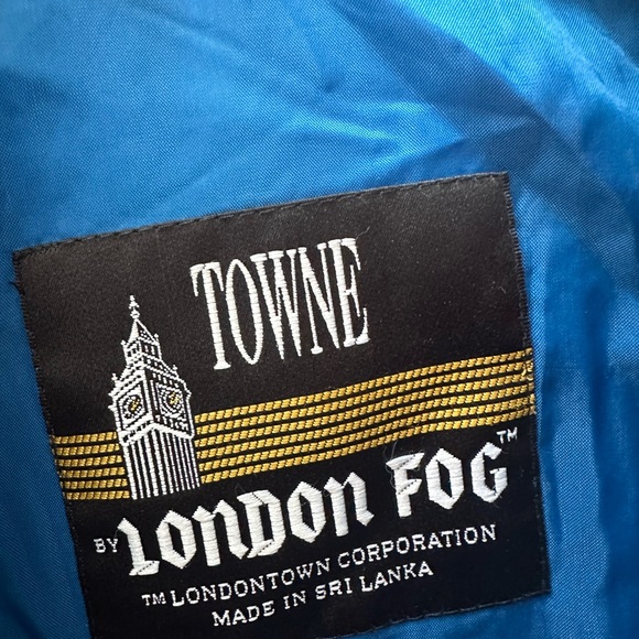 vintage London Fog Glacial Fog Puffer Ski Jacket Turquoise purple plaid womens S - Picture 7 of 9